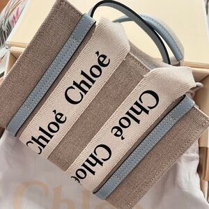 Authentic brand new mini Chloe Woody tote